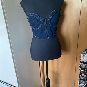 Bralette Jean cropped top
